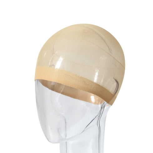 YANTAISIYU 6 Pieces Nylon Mesh Wig Caps for Lace Front Wigs, Stocking Wig Caps for Women (Beige)