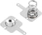 uxcell 20 Pairs AA Battery Positive Negative Conversion Spring Contact Nickeling Plate, 11.28mmx11.5mm