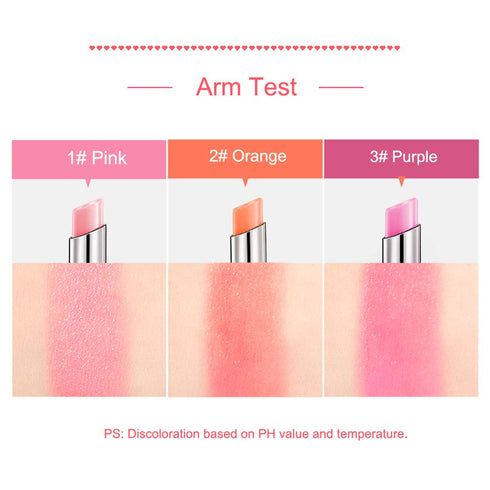 Petansy 3 Colors Jelly Lipstick Set - Moisturizing Magic Temperature Color Changing Lip Balm