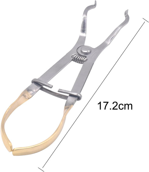 1 Piece Dental Sectional Matrix Pliers,Metal Matrices Band Forceps,Clip Ring Placing Pliers,Stainless Steel Material,Oral Care Tools