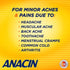 Anacin Fast Pain Relief Aspirin Tablets, 300 Tablets (Pack of 3)