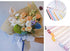 JOSON 20 Sheets Colored Border Transparent Waterproof Wrapping Paper, DIY Handicrafts, Gift Packaging 22.8"