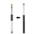 LWBTOSEE 2pc Nail Ombre Brush for Nail Art Painting, UV Gel Polish Gradient Color, Black & White