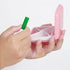 whoobell Cute Retainer Case - Slim Night Mouth Guard Case with Lid Hinge, Large Aligner Case, 1 Pack
