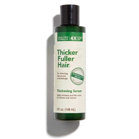 Thicker Fuller Hair Thickening Serum, Thinning Hair Treatment, Natural Ingredients, 5 oz