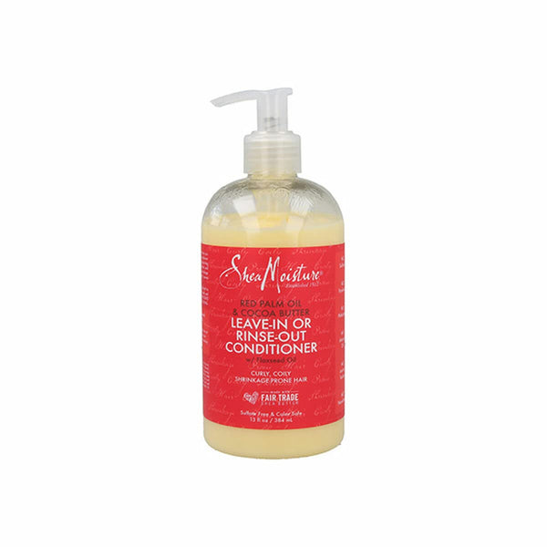 Sheamoisture Conditioner for Curly Hair - Red Palm Oil and Cocoa Butter with Flaxseed Oil, 13 oz