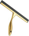 10inch Stainless Water Cleaning Squeegee with Silicon Rubber for Bathroom, Car or Kitchen - 3 Choices (Gold)