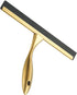 10inch Stainless Water Cleaning Squeegee with Silicon Rubber for Bathroom, Car or Kitchen - 3 Choices (Gold)
