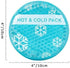 OLESILK Small Hot Cold Gel Packs, 6 Packs, Reusable Round Ice Pack for Hot and Cold Therapy, Kids Pain Relief