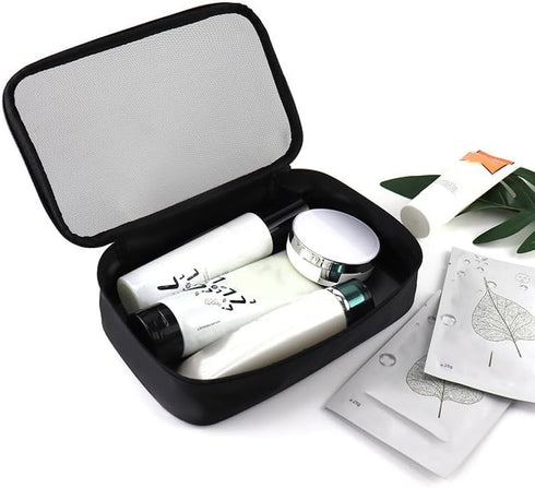 Mesh Makeup Bag Set, 3 Pcs Lightweight Cosmetic Bags with Zipper (S, M, L)