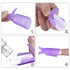 HiMo 10PC Black Plastic Acrylic Nail Art Soak Off Cap Clip UV Gel Polish Remover Wrap Tool