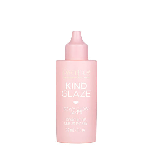Pacifica Beauty Kind Glaze Dewy Glow Layer - Vegan Collagen, Squalane, Hydrating Lightweight Face Foundation, 1 fl oz