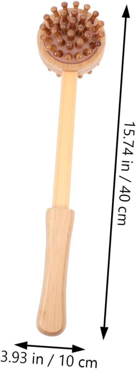 Hammer Multi-Functional Massage Portable Bamboo Acupoint Massager for Back Neck Body Relaxation for Muscle Relief