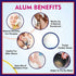 Shaving Alum Block for Men, 100% Natural Aftershave Skincare (1 Alum Block)