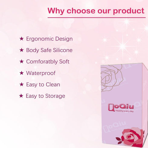 QoQiu 3-Pack Set, Silicone Pelvic Floor Muscle Dilator Trainer Pelvic Wand Massager for Women, Pelvic Floor Muscle