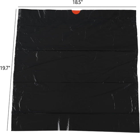3 Gallon Drawstring Trash Bags, Black Small Garbage Bag, 110 Counts/3 Rolls