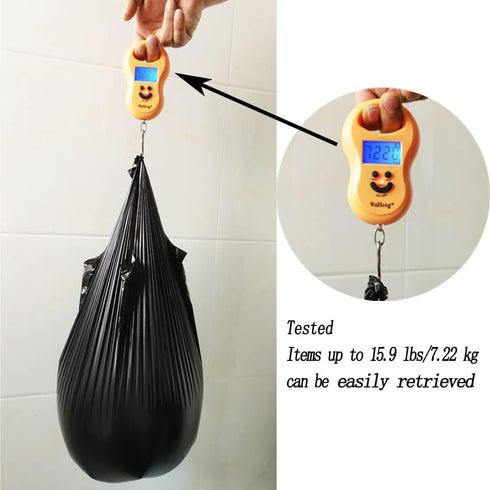 4 Gallon Trash Bag, 200 Counts, Thicken Value Small Trash Bags, Colorful Garbage Bags with Handle