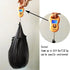 4 Gallon Trash Bag, 200 Counts, Thicken Value Small Trash Bags, Colorful Garbage Bags with Handle