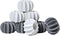Reusable Laundry Balls Tangle Free for Washing Machines, Silicone Steamer Dryer Balls (8pcs: 4 White + 4 Gray)