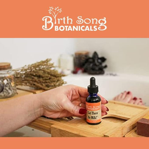Let There Be Milk! Herbal Breastfeeding Tincture, Goat’s Rue, Fenugreek, Blessed Thistle, 1 oz