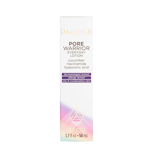Pacifica Pore Warrior Everyday Lotion, Cucumber Lotion for Women, 1.7 oz