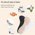 High Heel Inserts Women, Adhesive Velvety Cushioning Insoles for High Heels, ¾ Gel Cushion for Pain Relief, 2 Pairs,