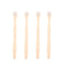 Small Toothbrush Dental 4pcs Bamboo Brush, Deep Cleaning Tool for Adults