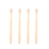 Small Toothbrush Dental 4pcs Bamboo Brush, Deep Cleaning Tool for Adults