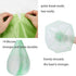 Sarlatino 13 50L 5 Pack, 80 Counts Compostable Trash Bags, Gallon Green Compst Trash Bags for Home and Kitchen