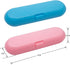 Nincha Plastic Electric Toothbrush Travel Case - 2 Packs for Oral-B Pro Series, Blue & Pink