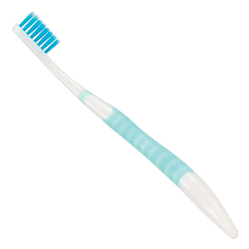 SmileGoods A282 Toothbrush, 28 Tuft, Soft Bristle, Individually Packaged, Assorted Colors, Bulk Pack of 72