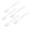 Mini Disposable Plastic Cosmetic Spatulas - SumDirect 400 Pcs Frosted Clear Skincare Makeup Mask Spatula