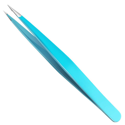 Tweezers for Ingrown Hair by Blinkeen - Best Stainless Steel Professional Pointed Blackhead Remover, Precision Tweezer
