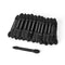 Professional Double Head Eyeshadow Brushes, 50 Pcs Disposable Dual Sides Sponge Makeup Applicator, Black
