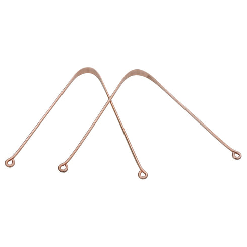 Copper Tongue Cleaner Set of 2, Relief from Bad Breath and Oral Hygiene