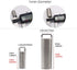 HRX Package Waterproof Stainless Steel Pill Case Keychain, Durable Small Pill Box for Men, Outdoor EDC Tool