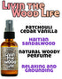 Frankie & Myrrh Livin' The Wood Life Aromatherapy Spray, Patchouli, Vanilla, Sandalwood, Cedar, 100% Pure Oils