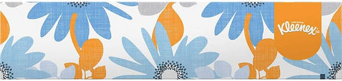 Kleenex 21606BX White Facial Tissue, 2-Ply, Pop-Up Box (Box of 125 Tissues), White