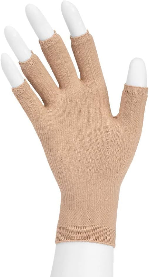 Juzo 20-30 mmHg Soft Seamless Gauntlet, Left Beige, Size M