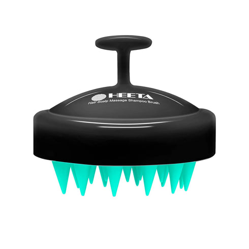 HEETA Scalp Massager Hair Growth, Soft Silicone Scrubber Shampoo Brush for Exfoliation and Dandruff Removal