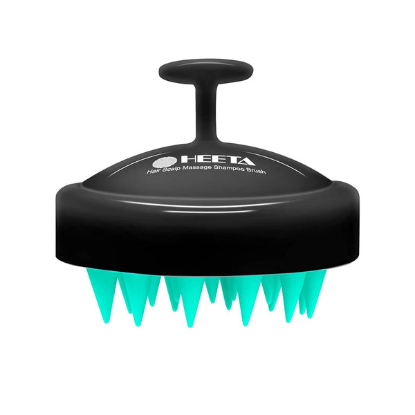 HEETA Scalp Massager Hair Growth, Soft Silicone Scrubber Shampoo Brush for Exfoliation and Dandruff Removal