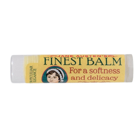 Jane Austen's Finest Balm, Lip Balm Tube, Peppermint Flavored - Cruelty-Free, Made in The USA from Natural Ingredients