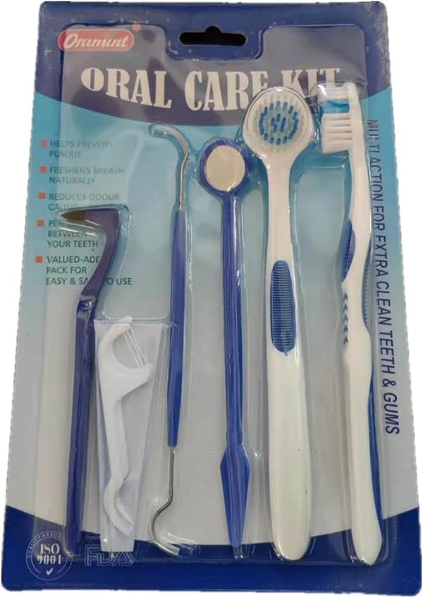 8 PCS Oral Dental Clean Tools Set, Teeth Whitening Hygiene Care Kit