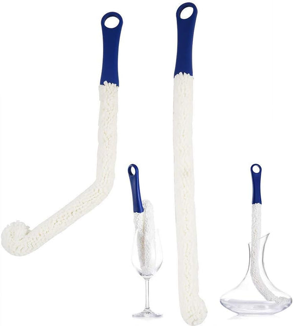 LJDJ Bottle Cleaning Brush - Set of 2 Flexible Bottle Scourer - Multi-Function