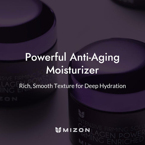 MIZON Collagen Power Firming Enriched Cream, 1.69 FL oz, Korean Skincare, Anti-Aging, Wrinkle Care, Firm Skin