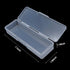 Manicure Tool Box, 8 Pieces Clear Box for Nail Tools, Transparent Plastic Nail Art Storage Organizer Case