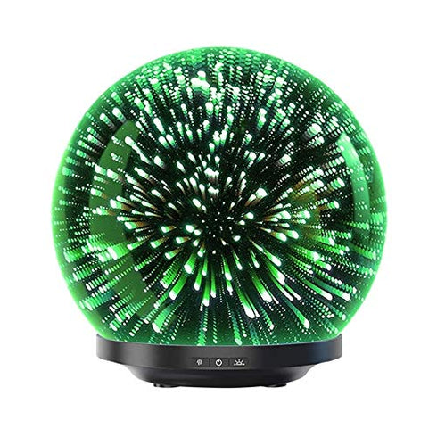 Serenity Essential Oil Diffuser Arise 200ml Colorful LED 3d light effect Glass Diffuser
