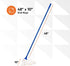 Superio String Mop, Cotton Mop for Hardwood Floor Cleaning, Self Wringing Mop for Home, Kitchen, Blue Heavy Duty