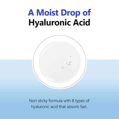 ISNTREE Hyaluronic Acid Water Essence 50ml | Water Serum | Replenishes Moisture, Non-sticky Finish