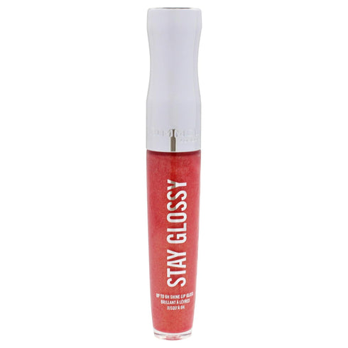 Rimmel Stay Glossy Lip Gloss, Non-Sticky Lightweight Formula, 640 All Day Seduction, .18oz